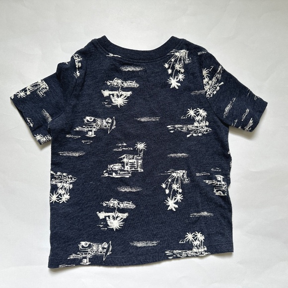 Old Navy Toddler Tee Beach Blue - Picture 2 of 4